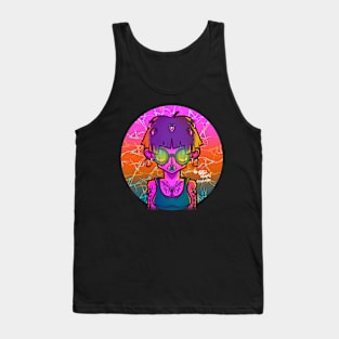 Acid Pink girl Tank Top